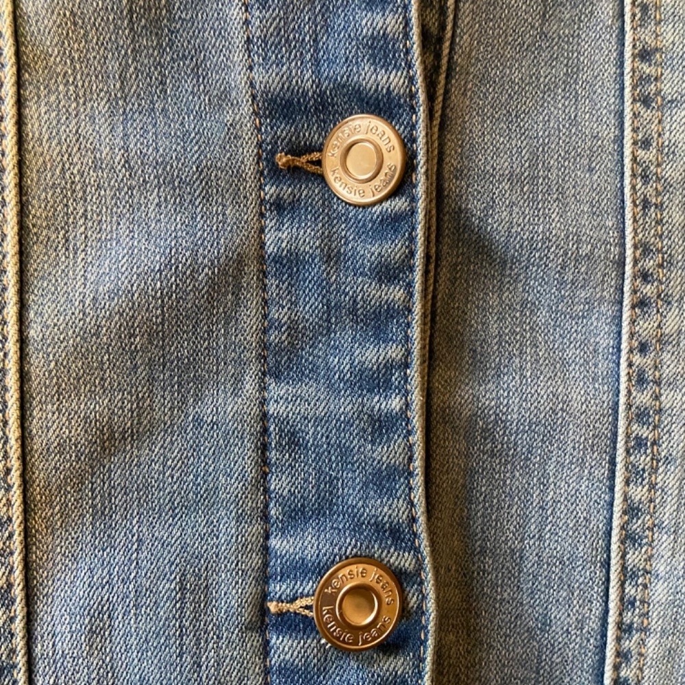 Kenzie Jeans Denim Ruffle Jacket - Picture 5 of 9